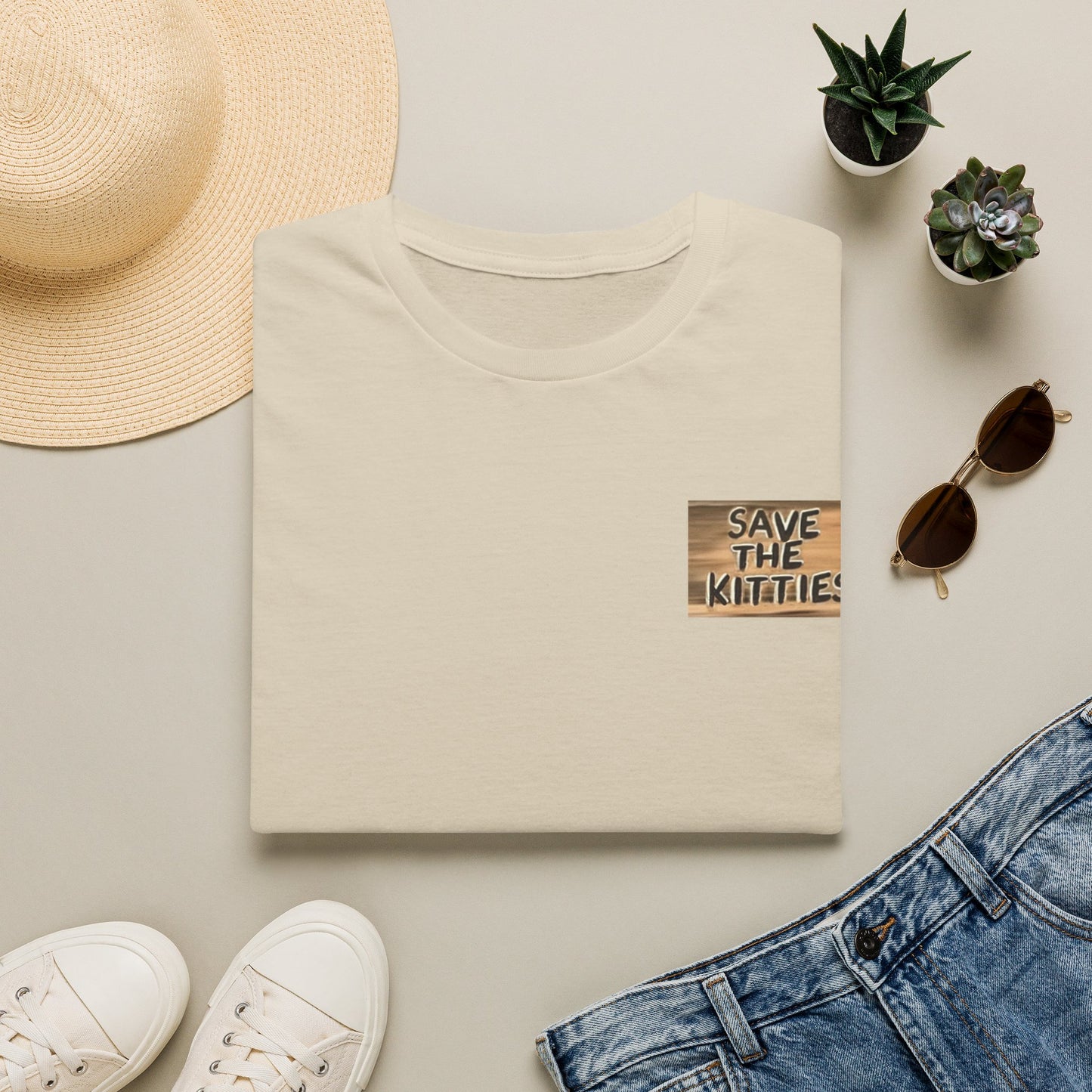 SAVE THE KITTIES - Cat Rescue Fund Raiser - Unisex Soft style T-Shirt