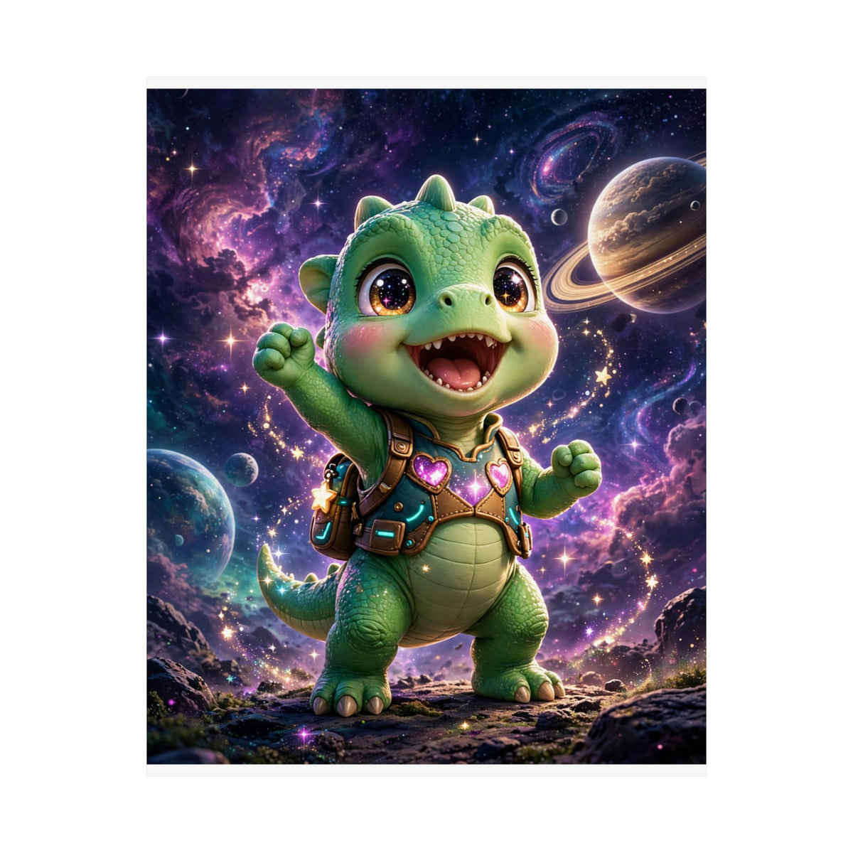 DAX — Tiny Dino, Mighty Roar — Kids Room Poster