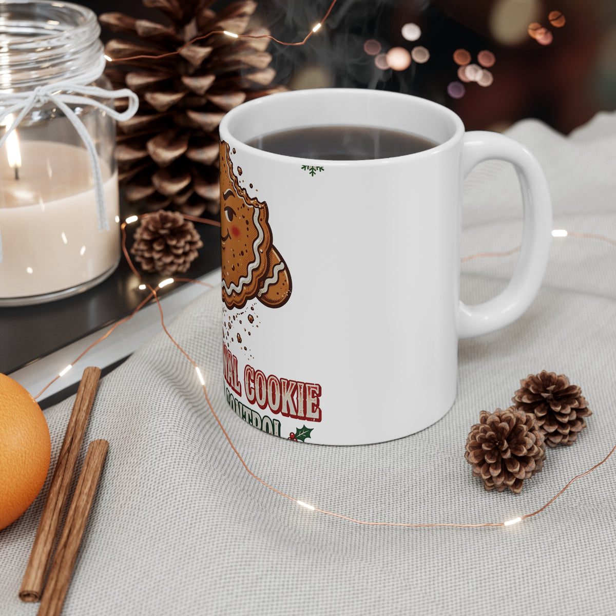 Cookie Quality Control Mug - Professional Cookie Quality Control - Funny Christmas Mug 11oz