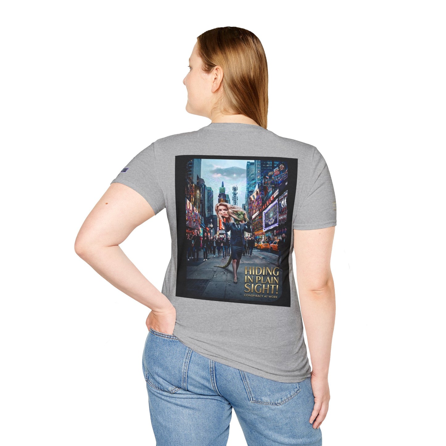 HIDING IN PLAIN SIGHT -Supreme Authority - Unisex Soft style T-Shirt