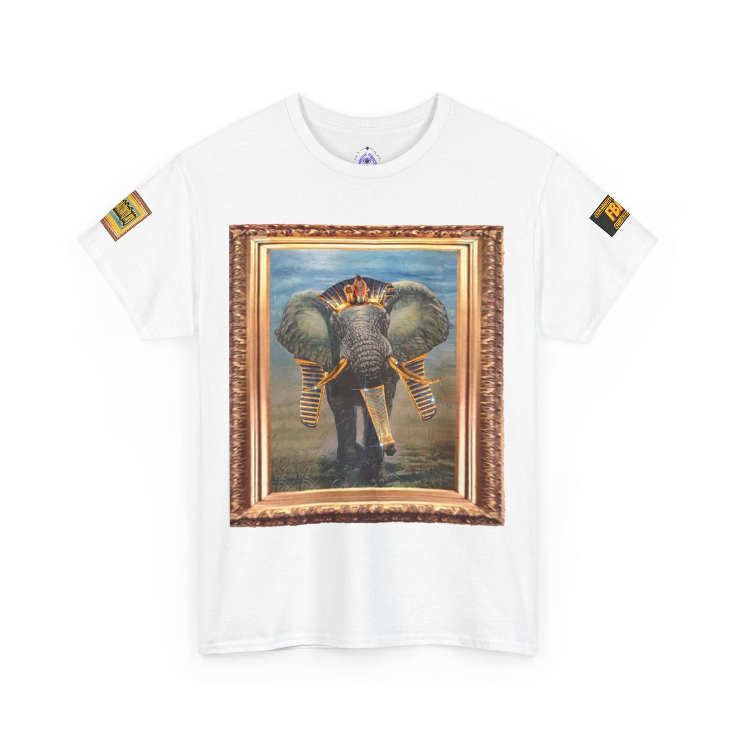 African elephant remix FBA 100 By Supreme Authority -Unisex Heavy Cotton Tee