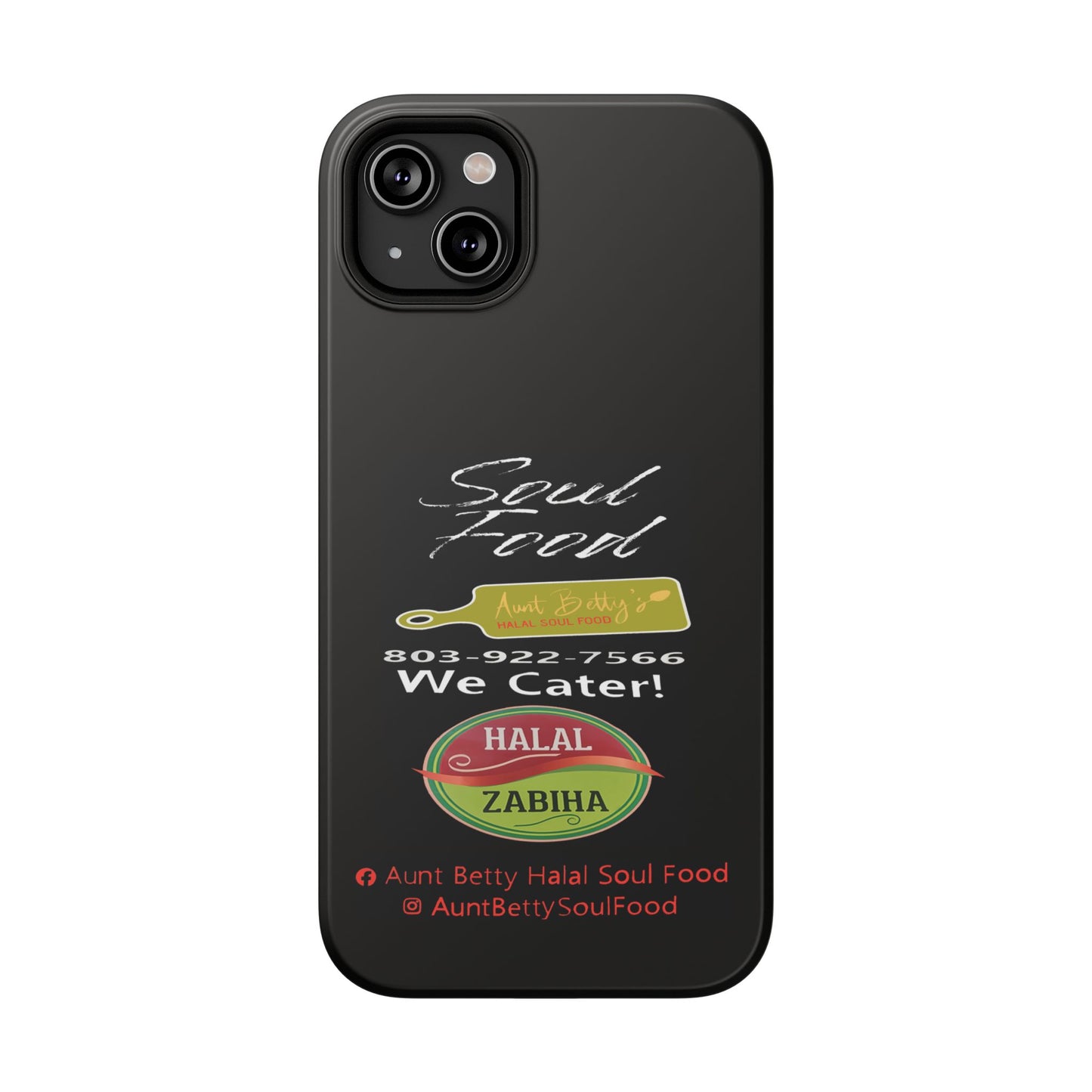 Aunt Betty's Soul Food - Custom - Iphones ONLY - Impact-Resistant Cases