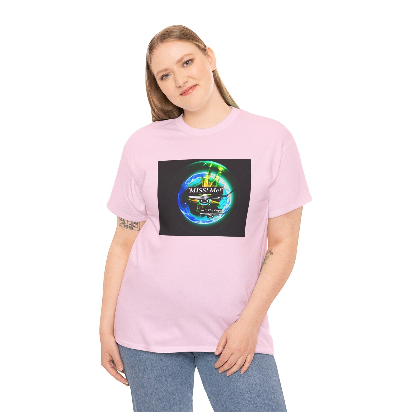 Miss Me! wit The Cap! -Unisex Heavy Cotton Tee