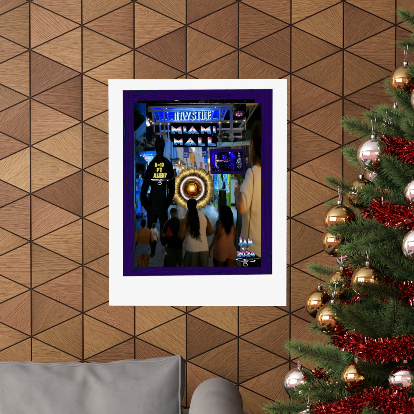 Copy of Miami Alien Mall 2 Matte Vertical Posters