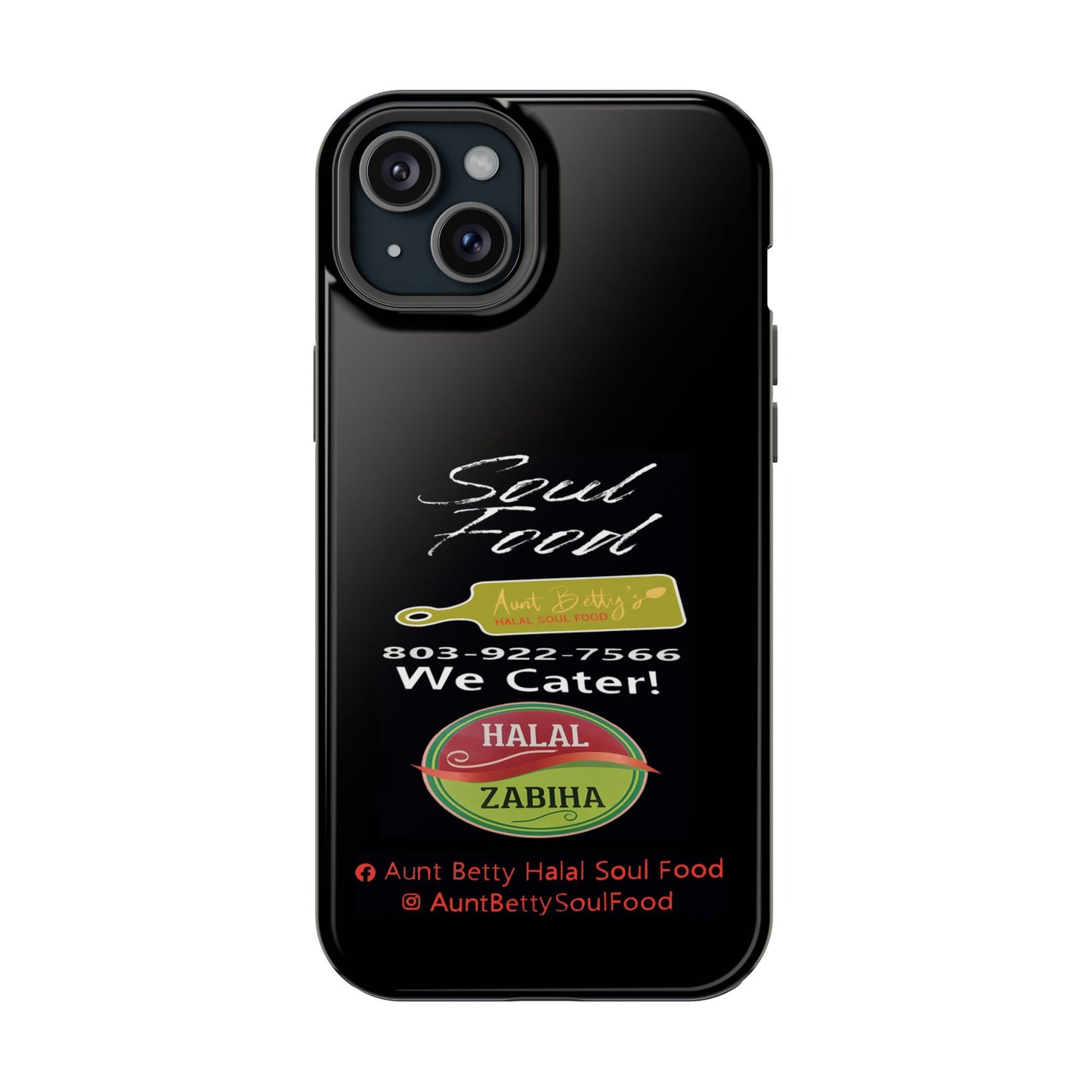 Aunt Betty's Soul Food - Custom - Iphones ONLY - Impact-Resistant Cases