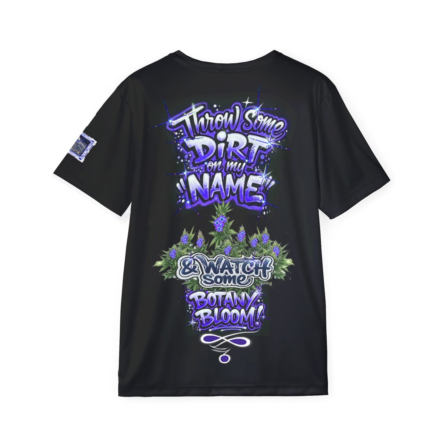 Botany Bloom Blue Black - Men's Sports Jersey (AOP)