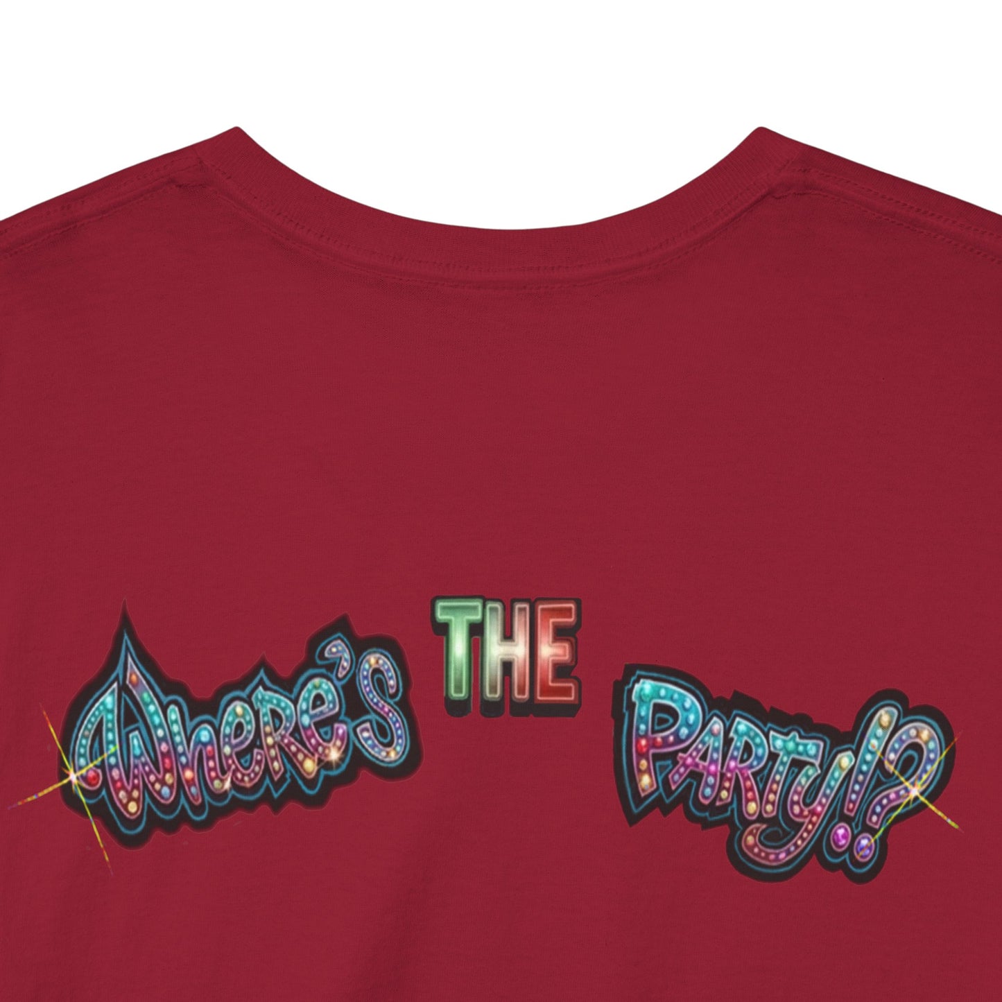 Where's The Party Italian Remix- Supreme Authority -Unisex Heavy Cotton Tee