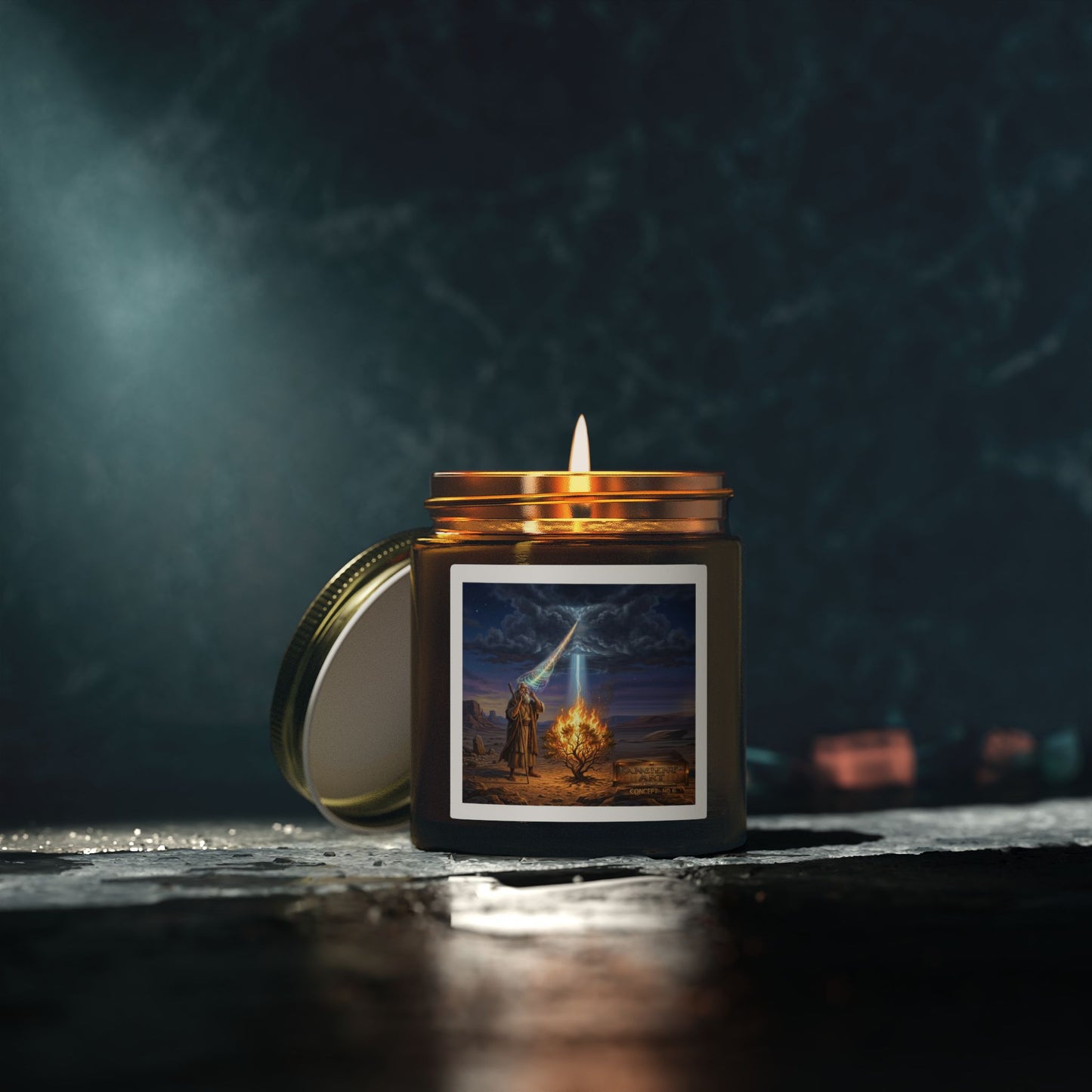 Ancient Art Concept 6 -Scented Candles, Coconut Apricot Wax (4oz, 9oz)