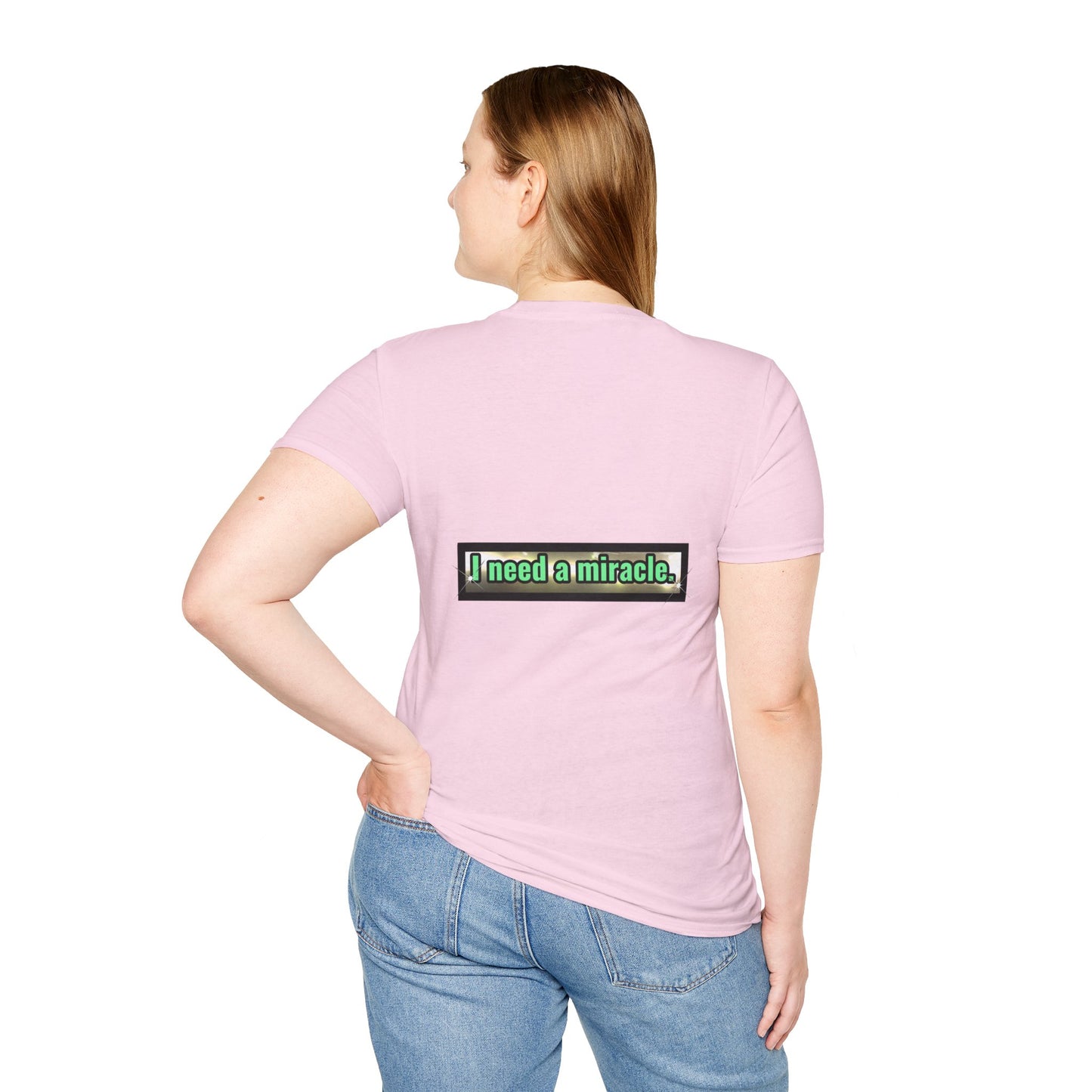 I Need A Miracle  Mint - Unisex Softstyle T-Shirt