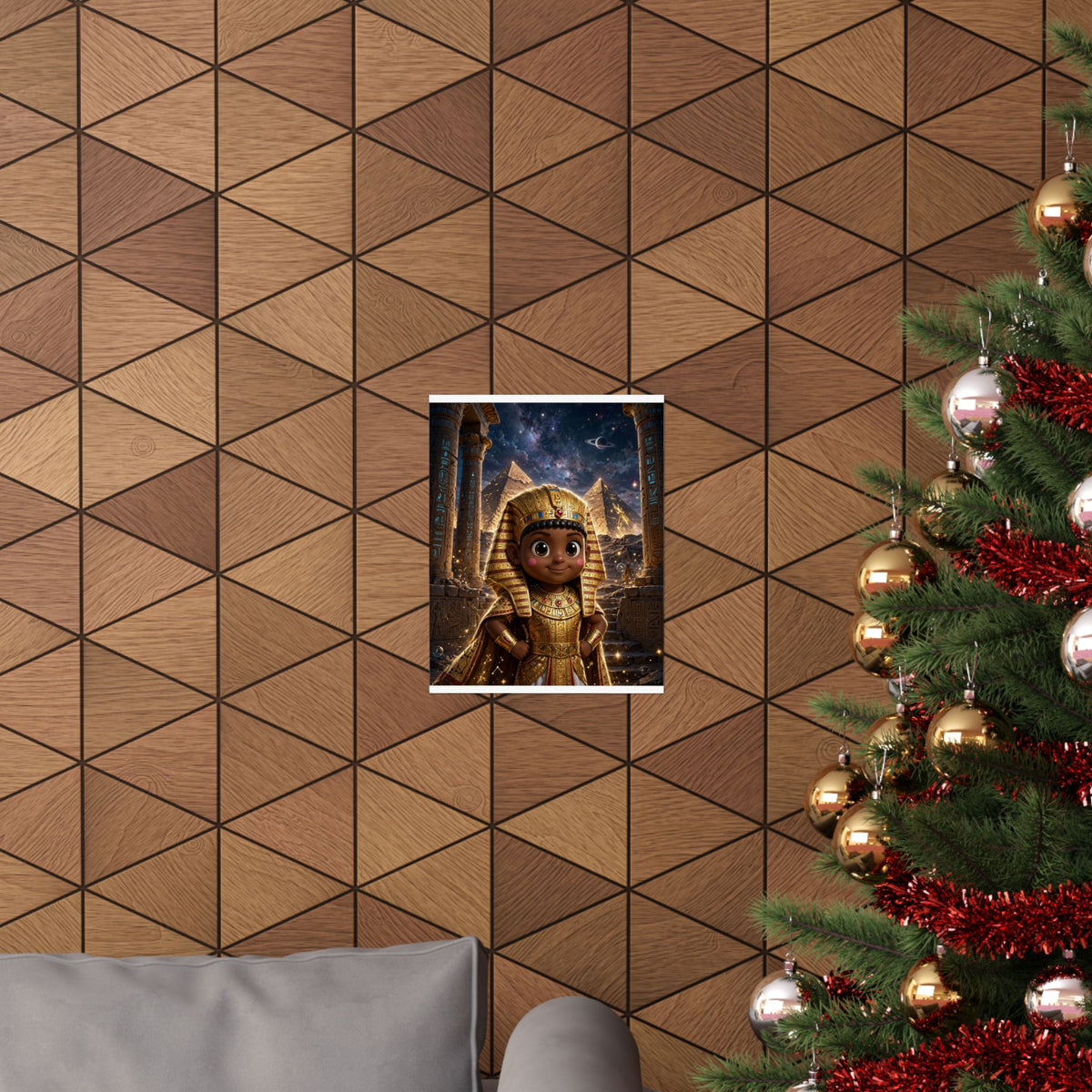 SEFU — Cinematic Little Pharaoh from the Stars — Kids Room Poster