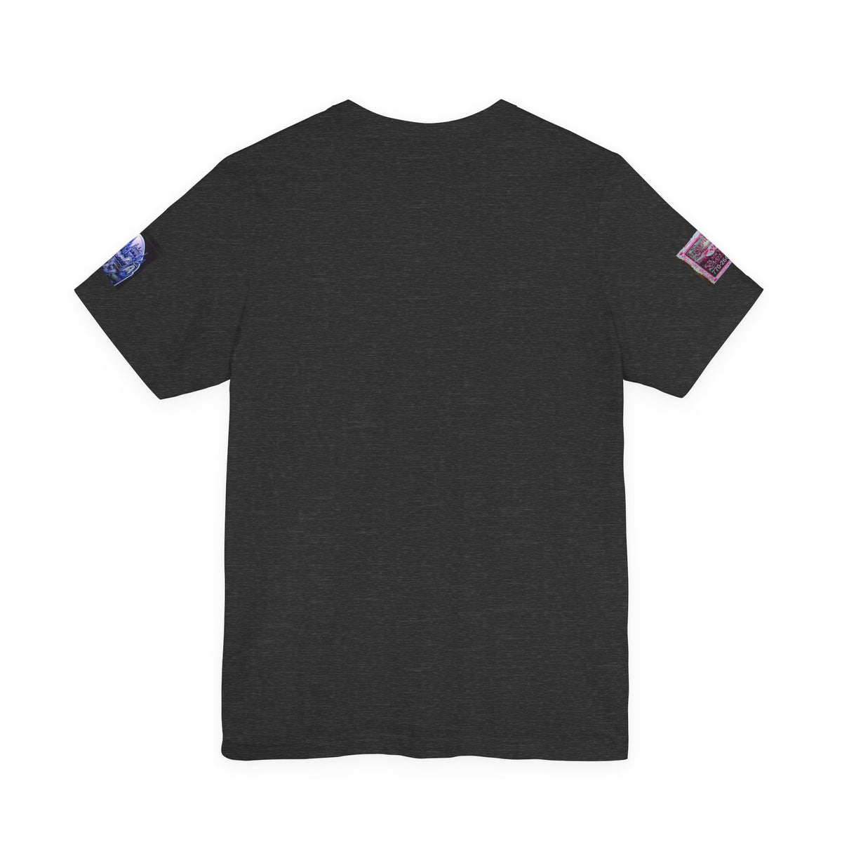 $tacklanta T-Shirt - Pink Atlanta Skyline Money Stacks Graffiti, Blue Arch Sleeve Edition