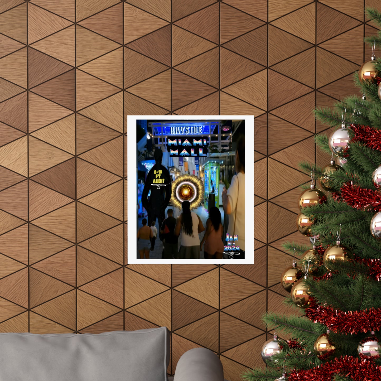 Copy of Miami Alien Mall 2 - Matte Vertical Posters