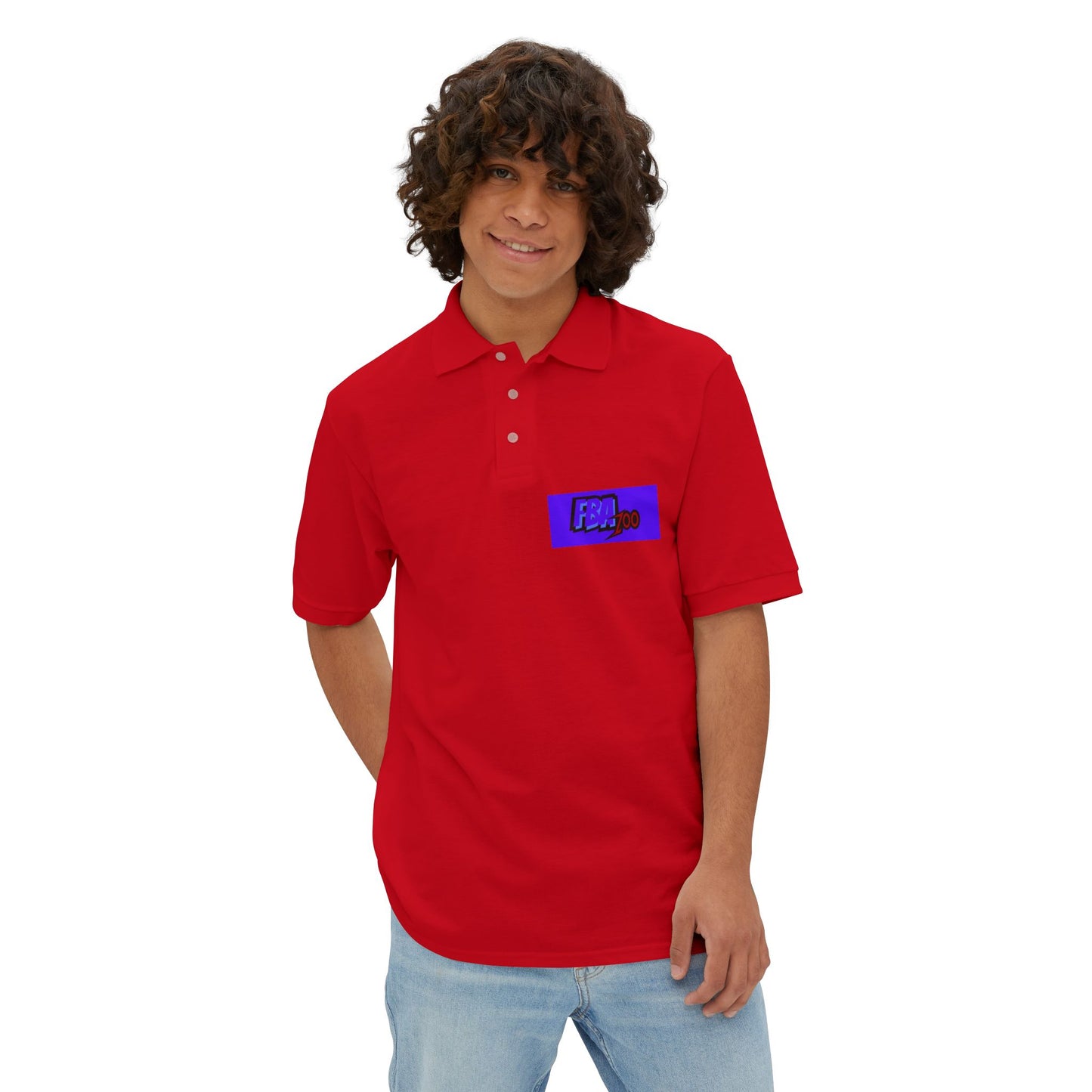 FBA Solidarity From Substitution  Chest Patch Men's Polo Shirt