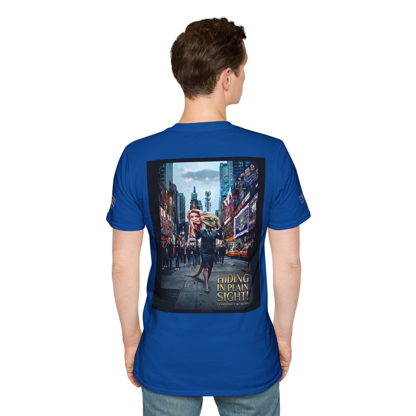 HIDING IN PLAIN SIGHT -Supreme Authority - Unisex Soft style T-Shirt