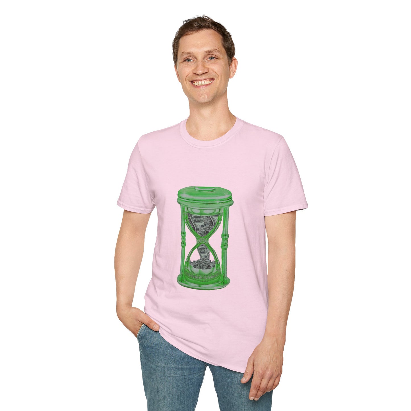 MY Time is MONEY Green - Unisex Softstyle T-Shirt