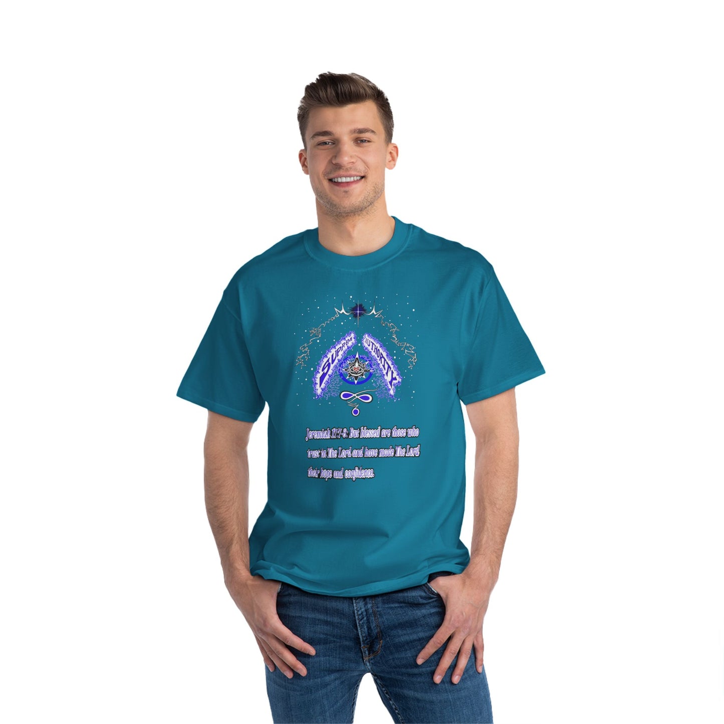 Supreme Authority -Jeremiah 17: 7-8 Beefy-T®  Short-Sleeve T-Shirt