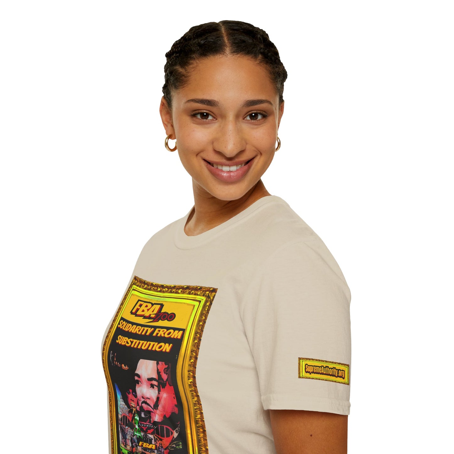 FBA 100 By Supreme Authority Brand Solidarity  From Substitution -Unisex Softstyle T-Shirt