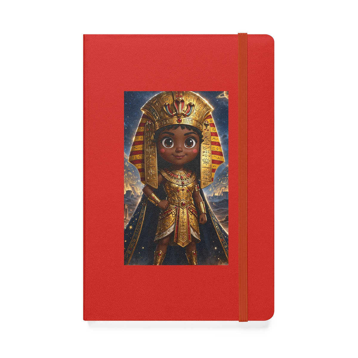 Amara — Cinematic Little Pharaoh from the Stars — Kids Hardcover Notebook