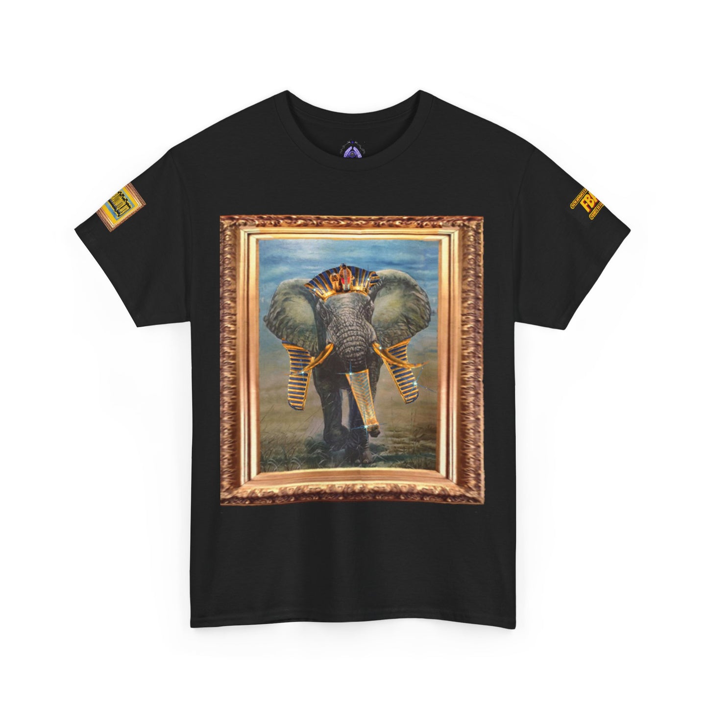 African elephant remix FBA 100 By Supreme Authority -Unisex Heavy Cotton Tee