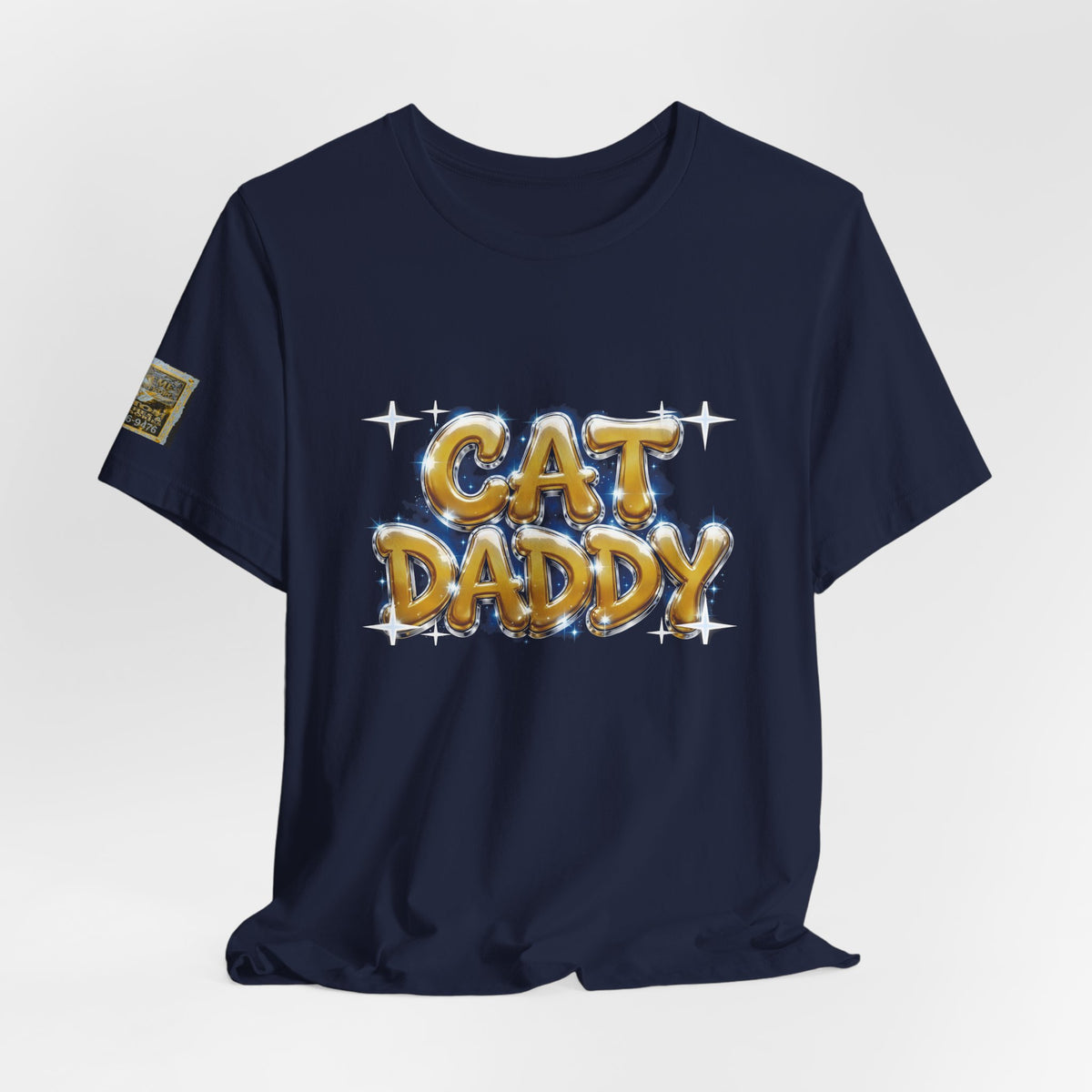 Cat Daddy Graffiti T-Shirt - Yellow Airbrush, Back + Sleeve Edition