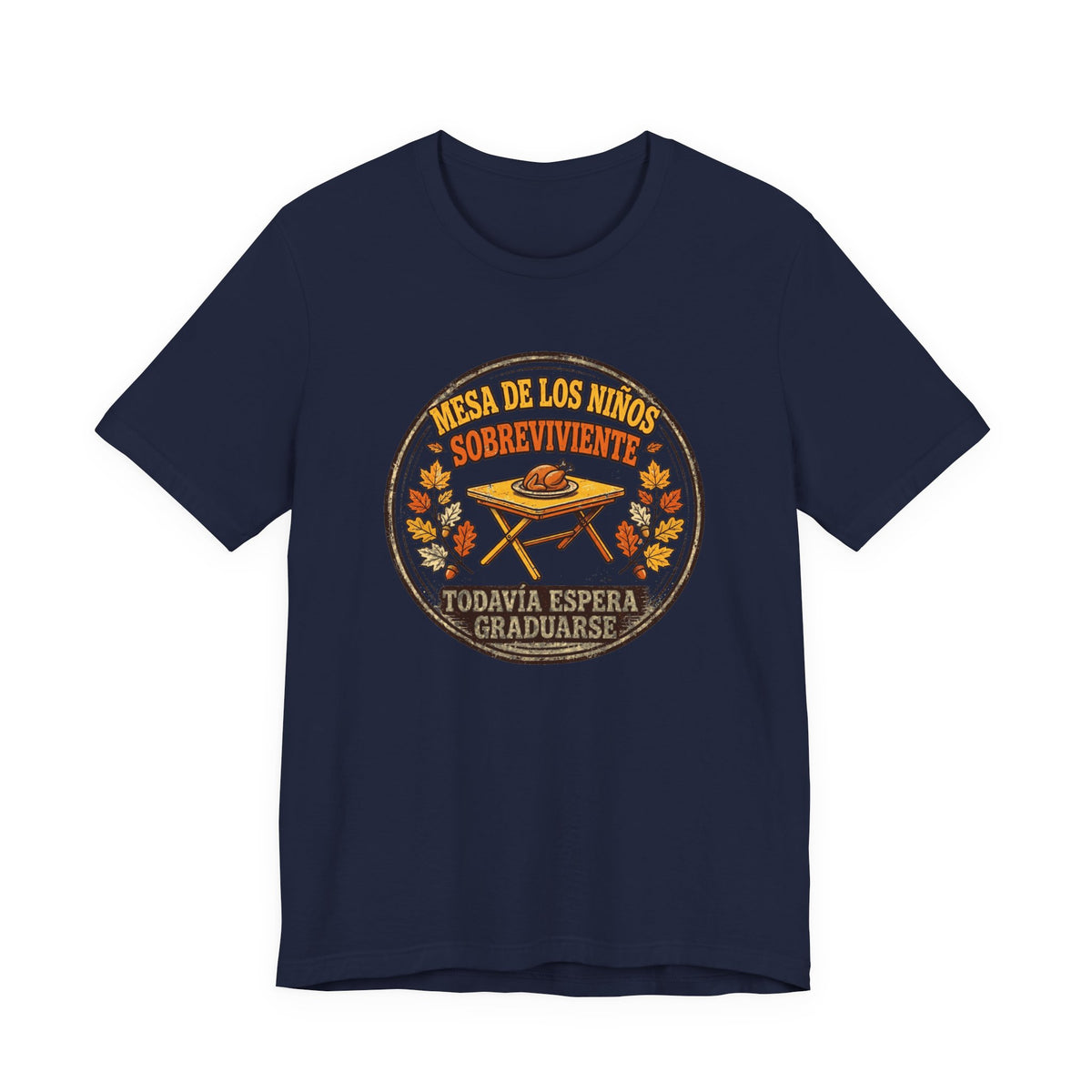 Sobreviviente de la Mesa de los Ninos - Camiseta de Accion de Gracias en Espanol