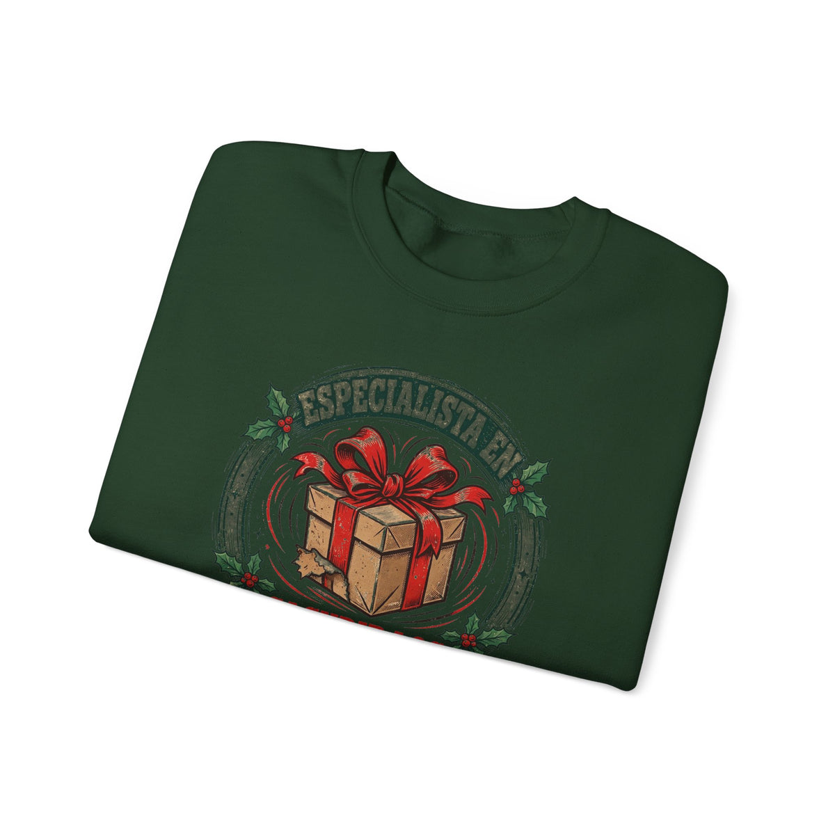 Especialista en Sacudir los Regalos - Sudadera de Navidad en Espanol