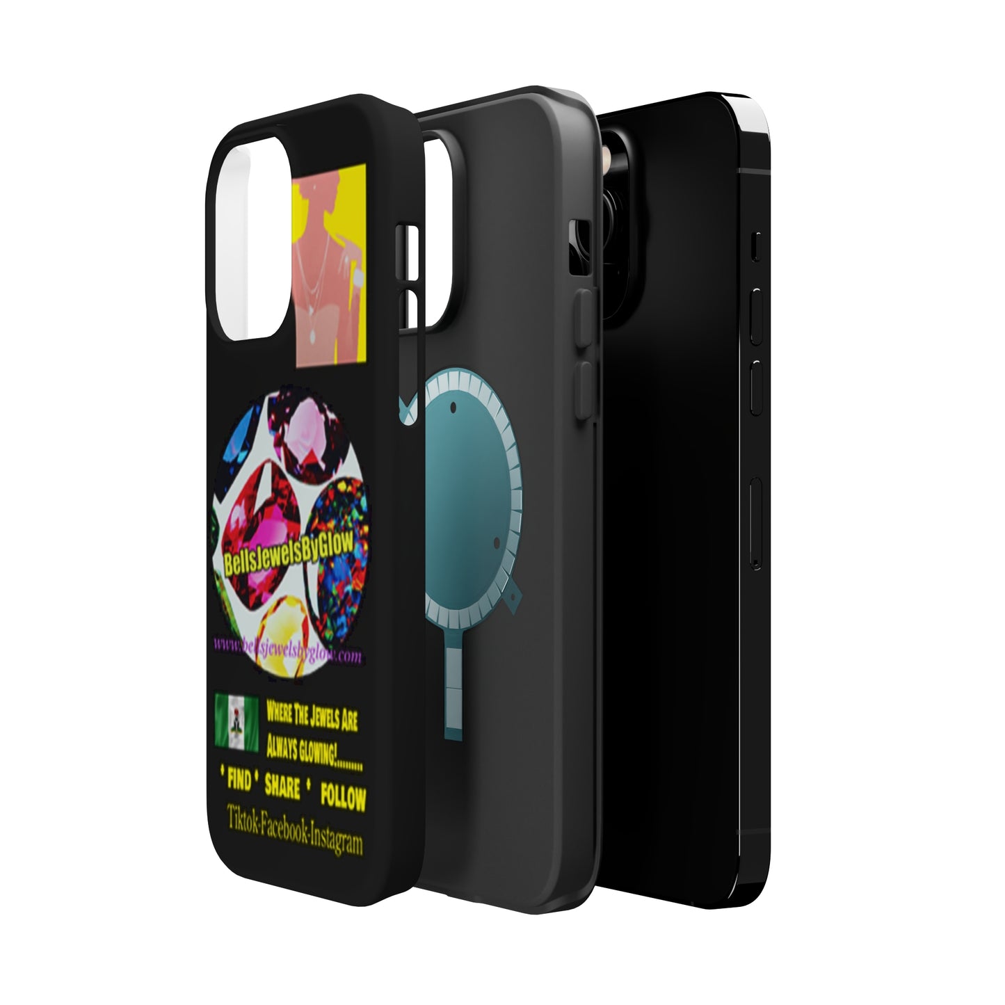 Jewels by Glow Iphone only! MagSafe Tough Cases