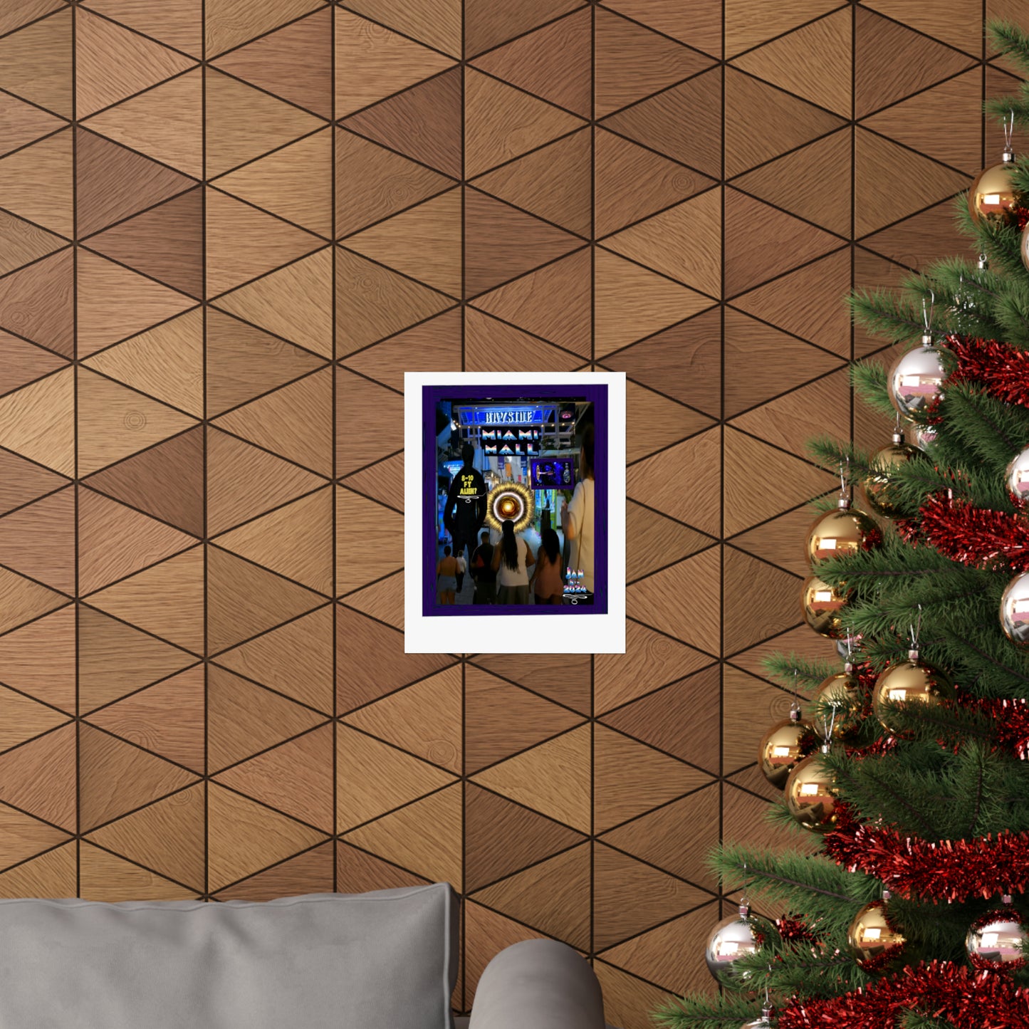 Copy of Miami Alien Mall 2 Matte Vertical Posters