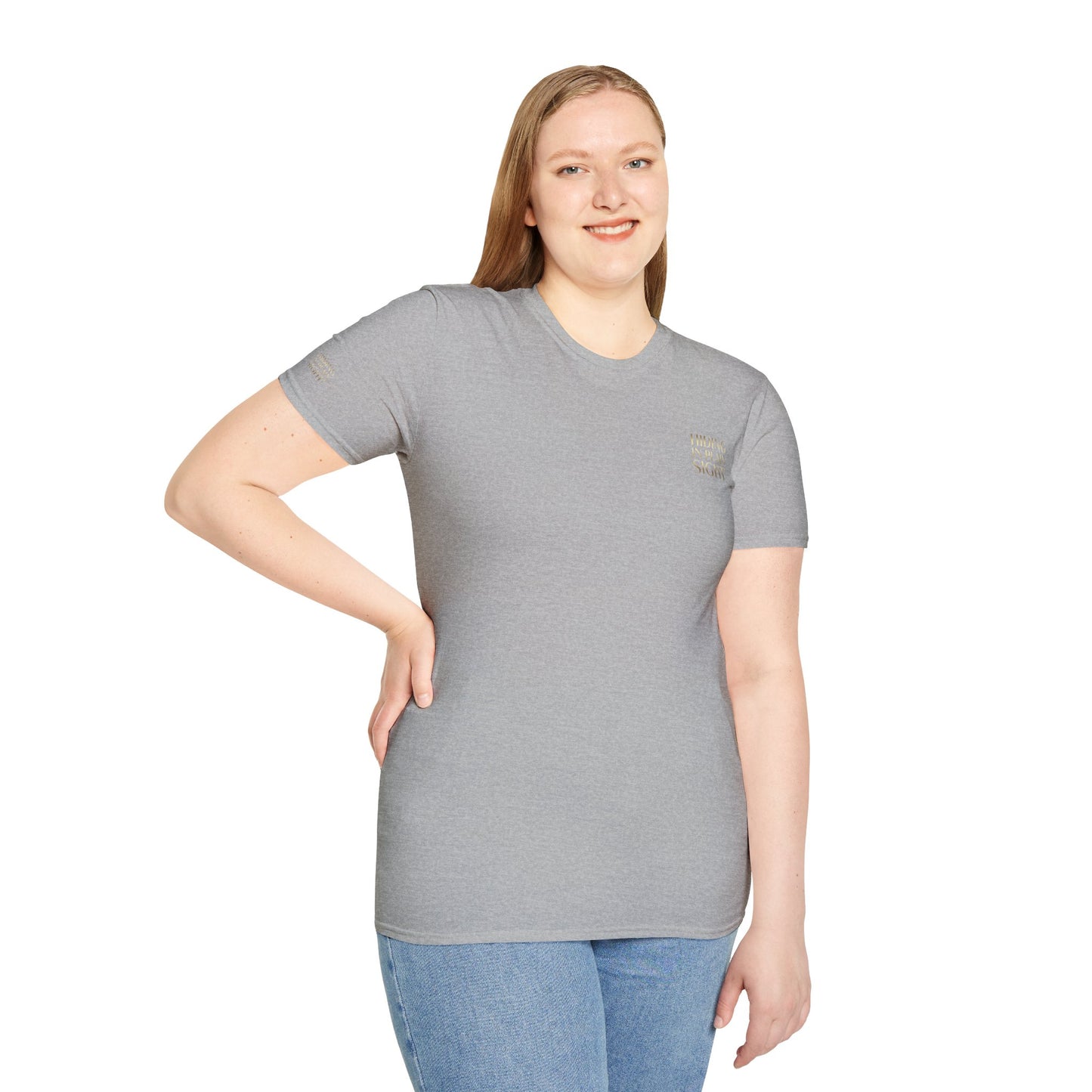 HIDING IN PLAIN SIGHT -Supreme Authority - Unisex Soft style T-Shirt