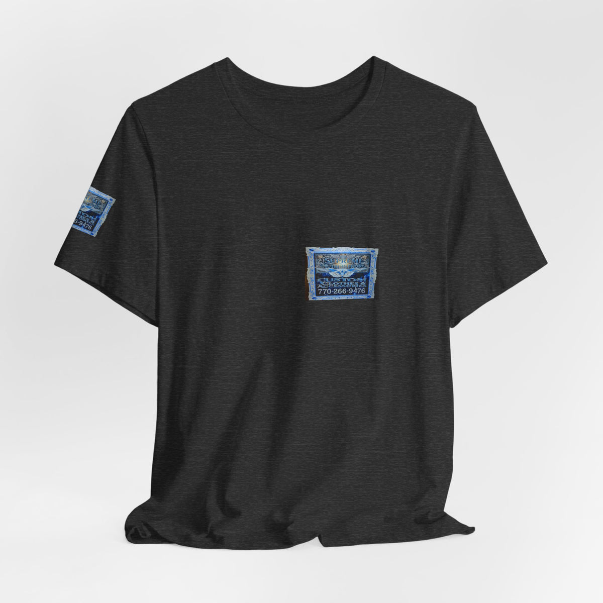 Now Hiring — Humans Only | Funny Robot Job Line T-Shirt, Big Back Print, Badge Edition