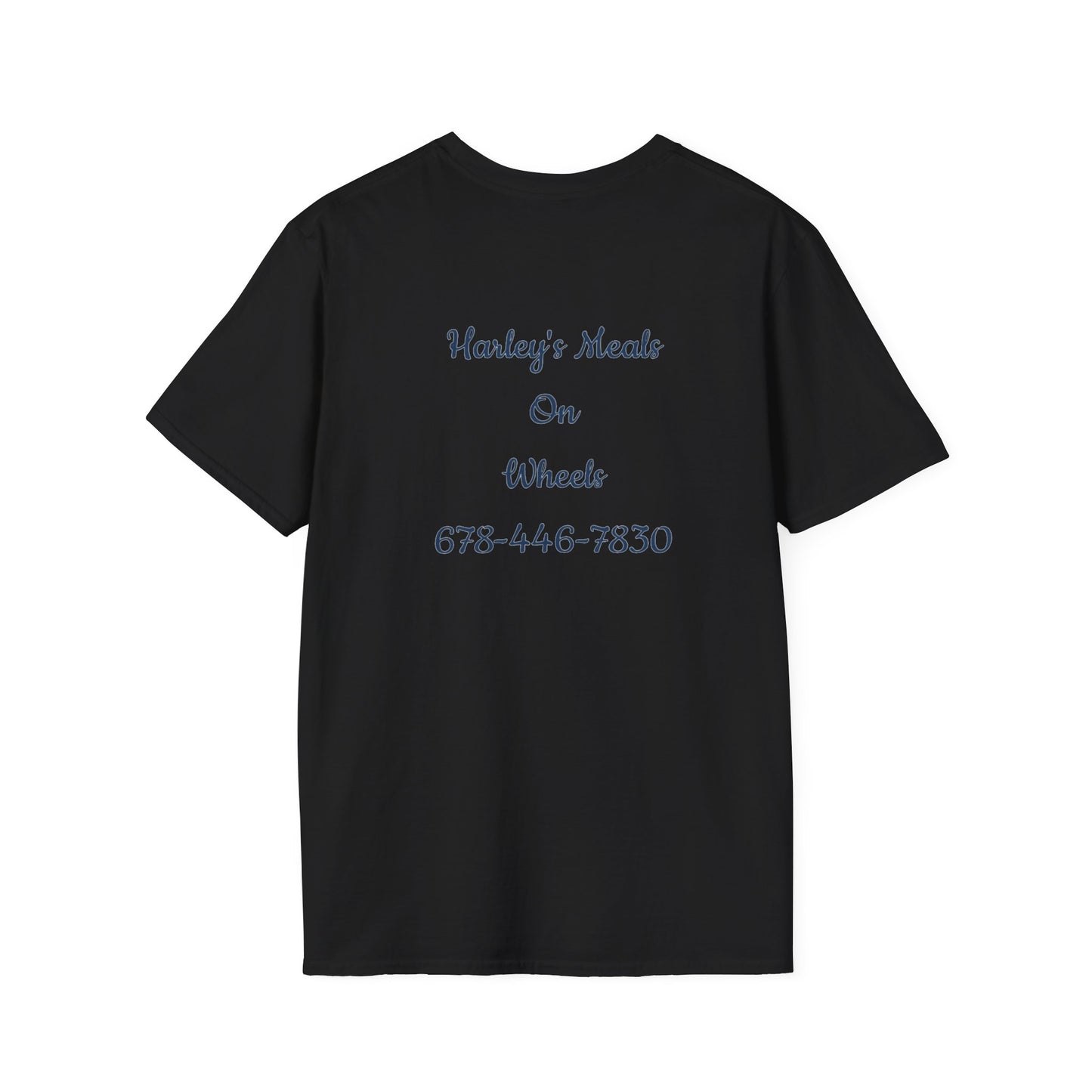 Harley's Meals On Wheels -Custom Unisex T-Shirt for Foodies, Great for Meal Delivery Services, Perfect for Events, Gift Idea for Food Lovers, Customizable Tee [...]