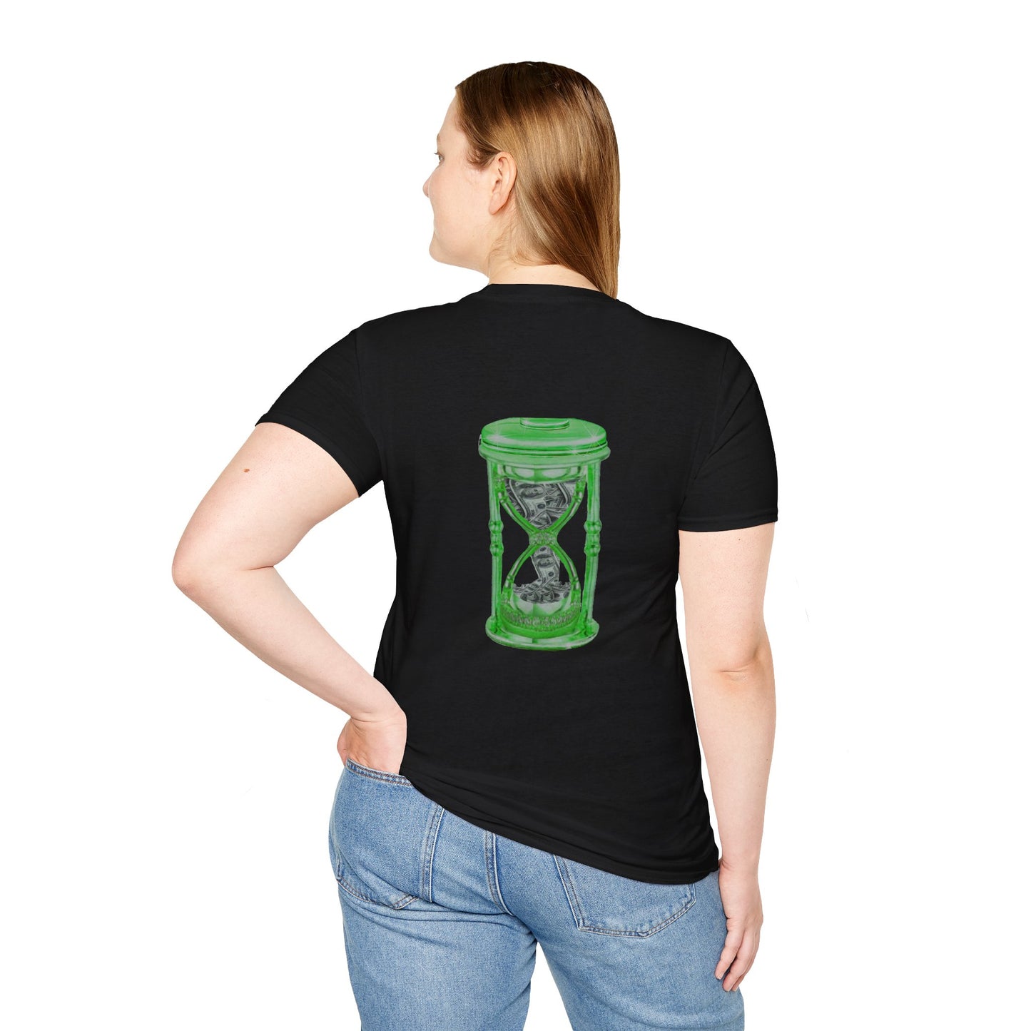 MY Time is MONEY Green - Unisex Softstyle T-Shirt