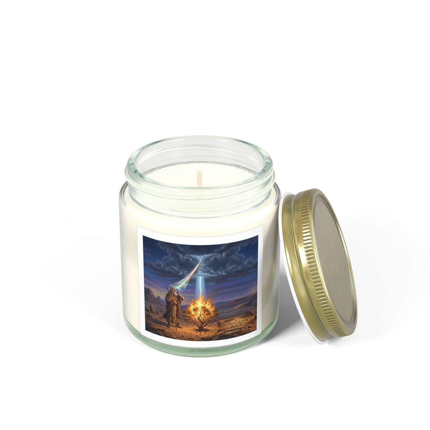 Ancient Art Concept 6 -Scented Candles, Coconut Apricot Wax (4oz, 9oz)