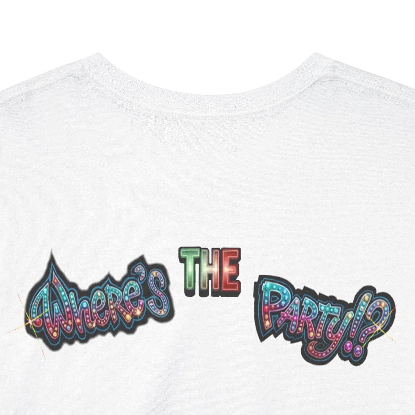 Where's The Party Italian Remix- Supreme Authority -Unisex Heavy Cotton Tee