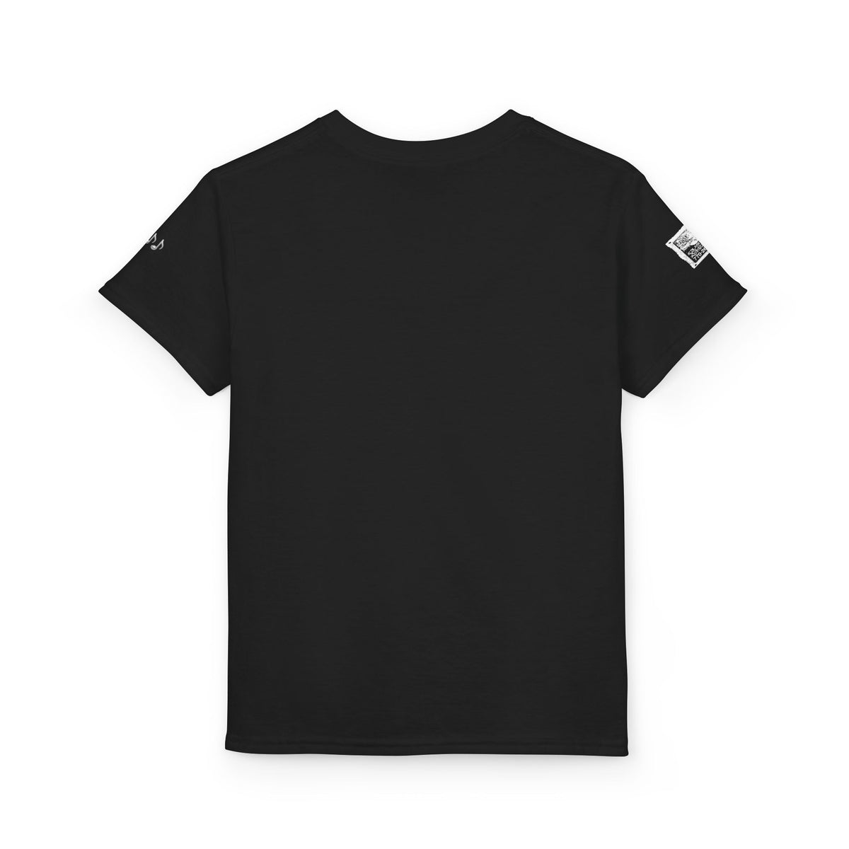 Small Hands, Big Sound — Boy Violin Pre-Teen Musician Tee (White Ink)
