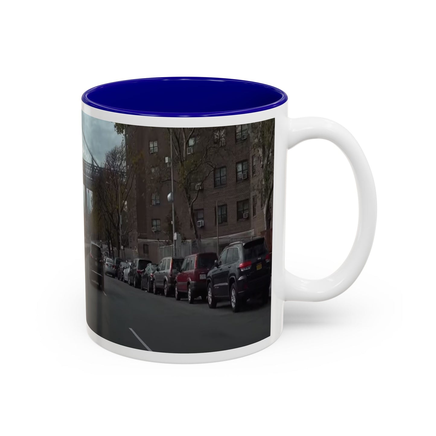 SAVE The KITTIES (Cat rescue fund raiser )-Two-Tone Accent Mug (11oz, 15oz)