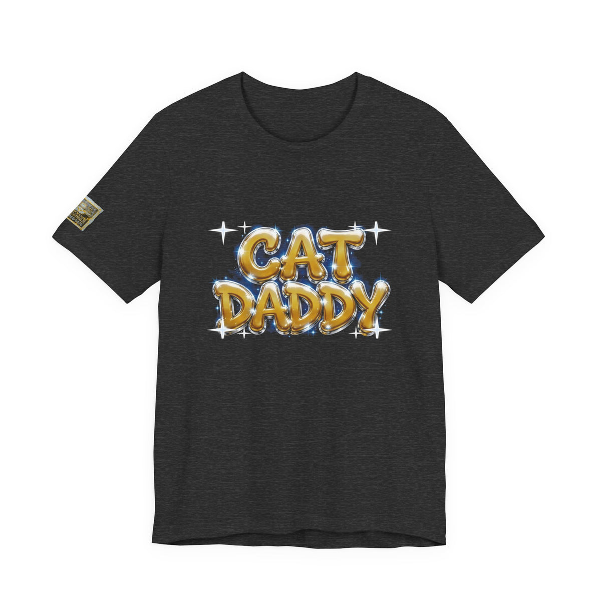 Cat Daddy Graffiti T-Shirt - Yellow Airbrush, Back + Sleeve Edition
