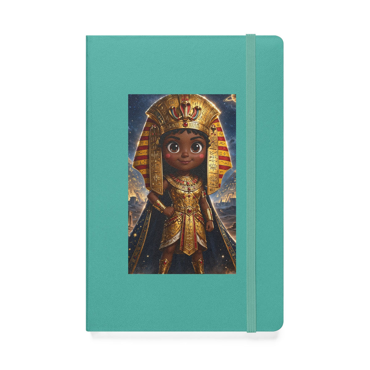 Amara — Cinematic Little Pharaoh from the Stars — Kids Hardcover Notebook