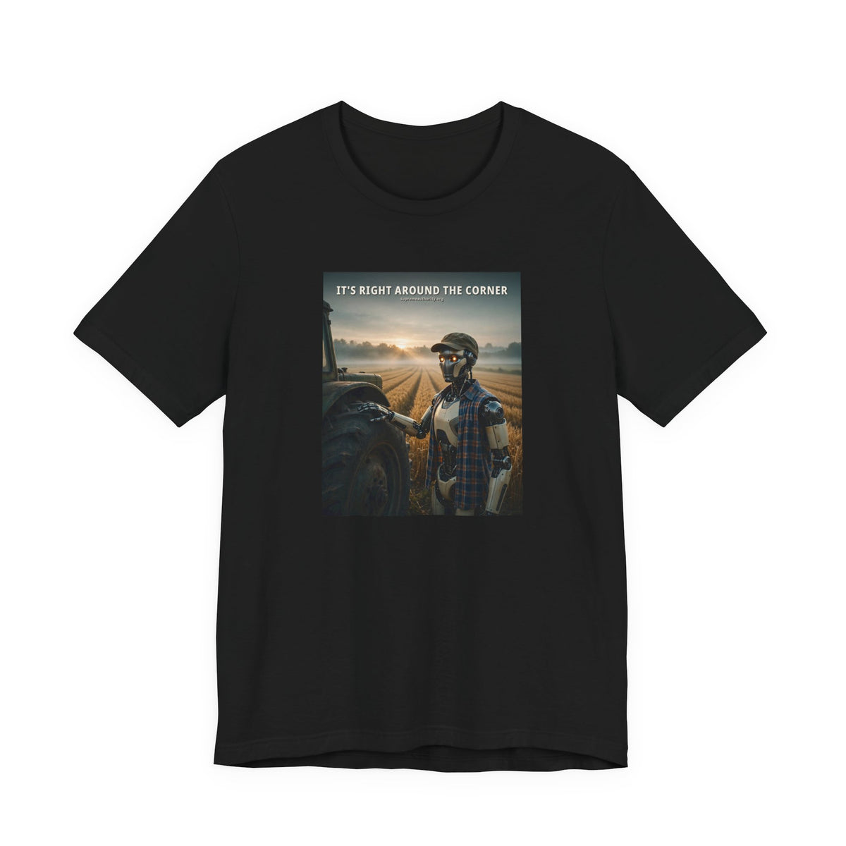 It's Right Around The Corner — Farmer Robot Tee