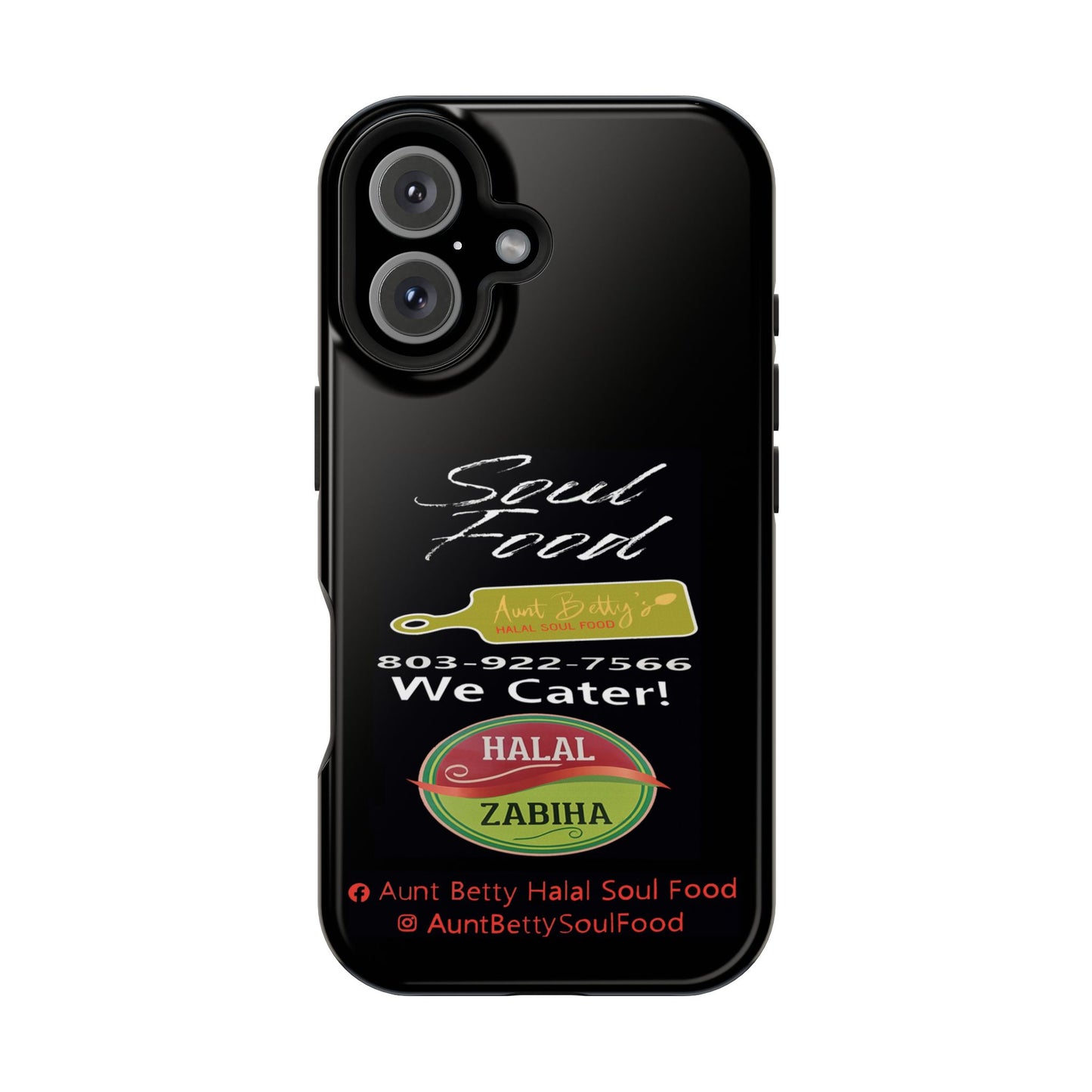 Aunt Betty's Soul Food - Custom - Iphones ONLY - Impact-Resistant Cases
