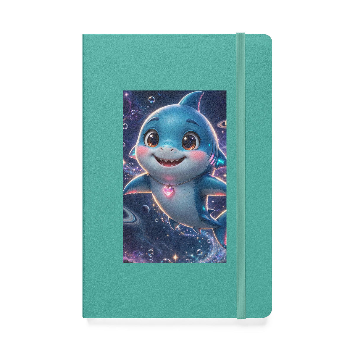 Finn — Shark Buddy — Kids Hardcover Notebook