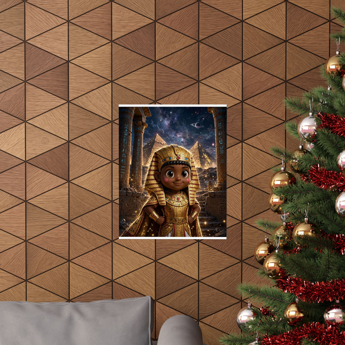SEFU — Cinematic Little Pharaoh from the Stars — Kids Room Poster