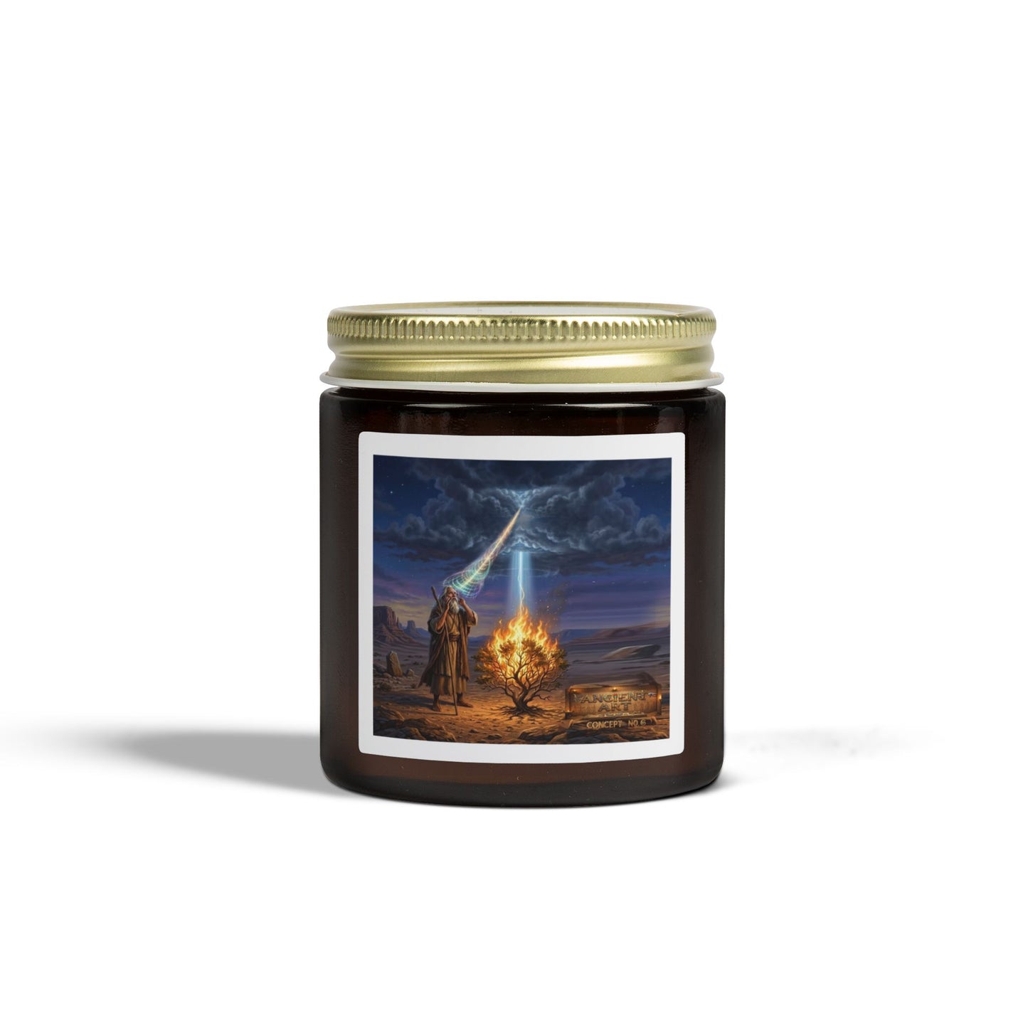 Ancient Art Concept 6 -Scented Candles, Coconut Apricot Wax (4oz, 9oz)