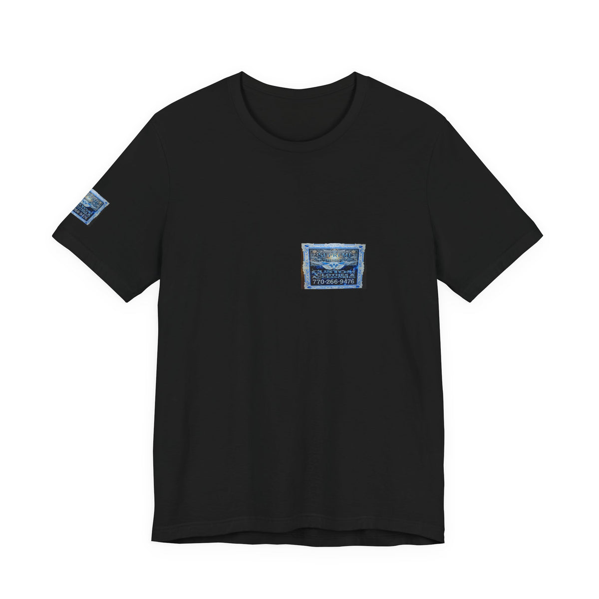 Now Hiring — Humans Only | Funny Robot Job Line T-Shirt, Big Back Print, Badge Edition