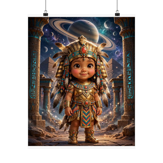 Aiyana — Brave Heart, Bright Mind — Kids Room Poster