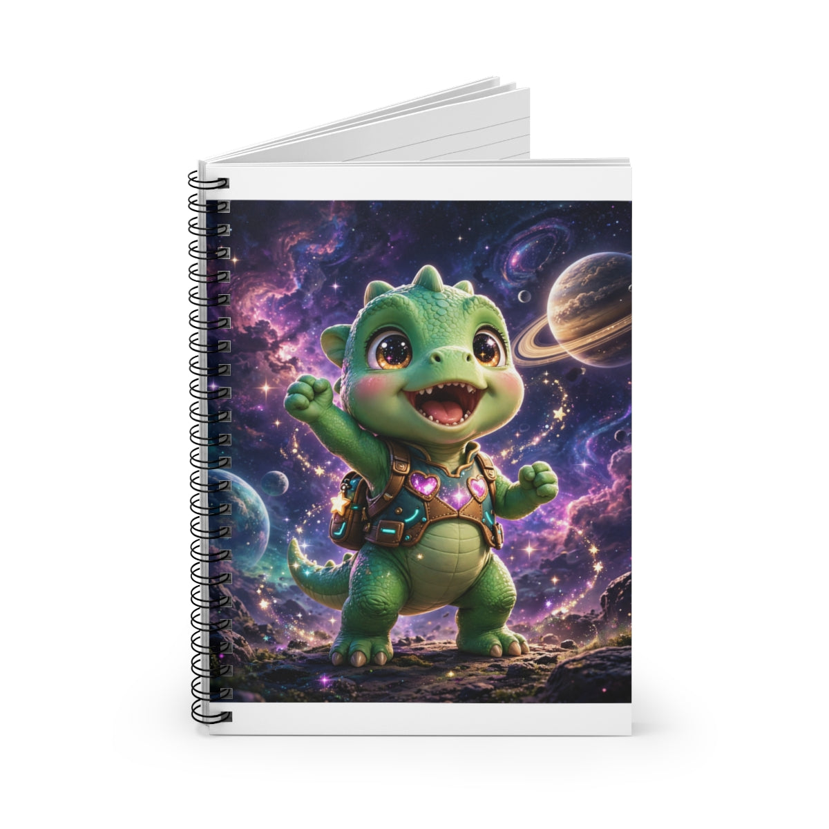 DAX — Tiny Dino, Mighty Roar — Kids Spiral Notebook