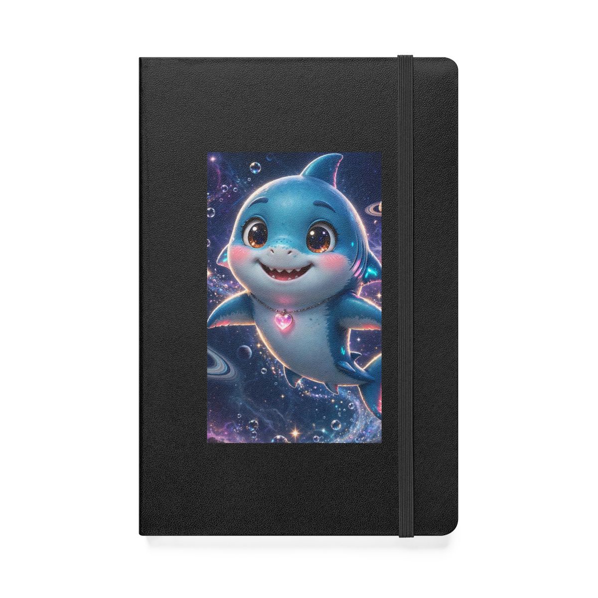 Finn — Shark Buddy — Kids Hardcover Notebook
