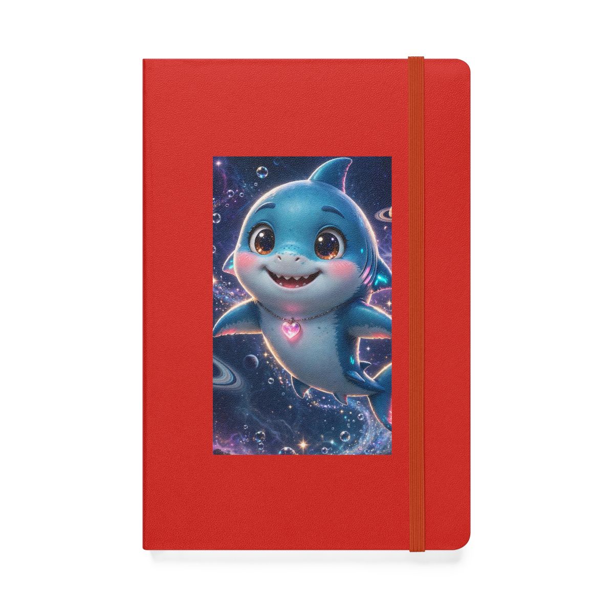 Finn — Shark Buddy — Kids Hardcover Notebook