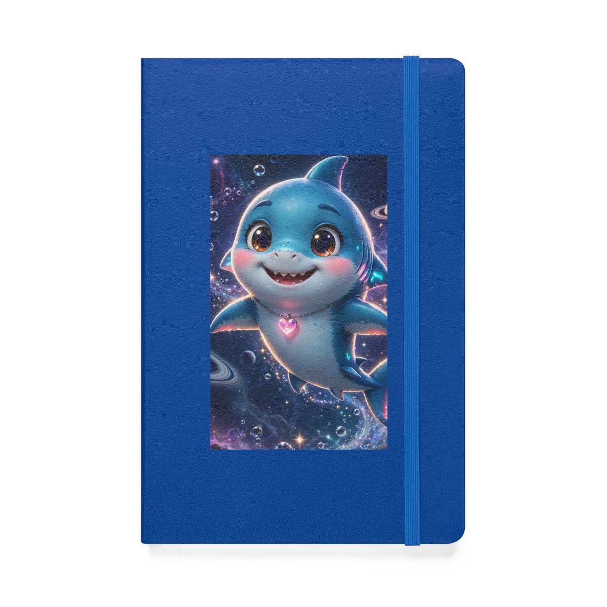 Finn — Shark Buddy — Kids Hardcover Notebook