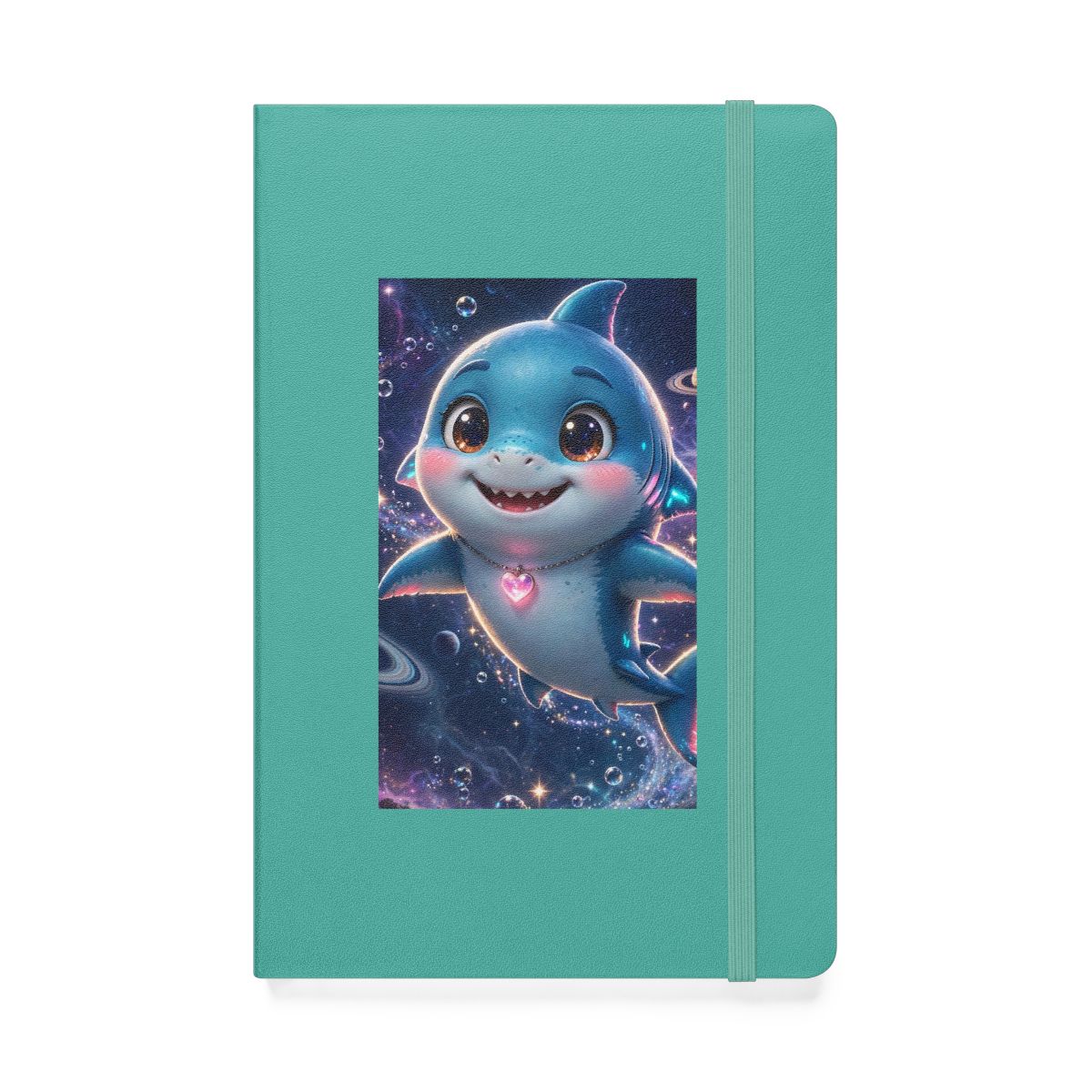 Finn — Shark Buddy — Kids Hardcover Notebook